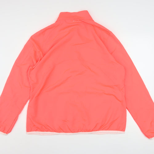Champion Men's Pink XL Windbreaker Jacket Lightweight Full Zip