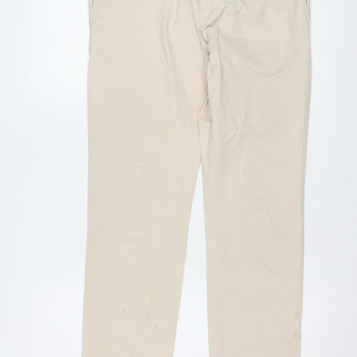 Tommy Hilfiger Men's Beige Chino Trousers 32x32 Regular Fit