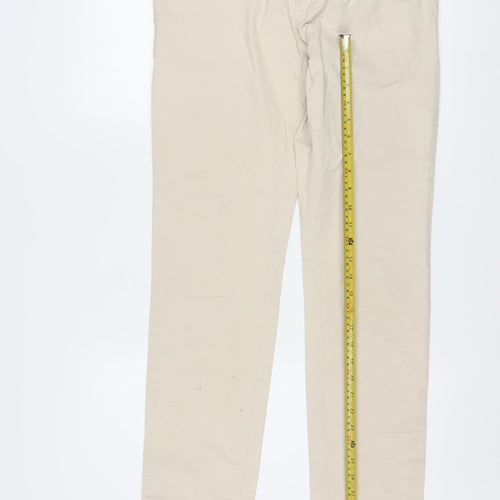 Tommy Hilfiger Men's Beige Chino Trousers 32x32 Regular Fit
