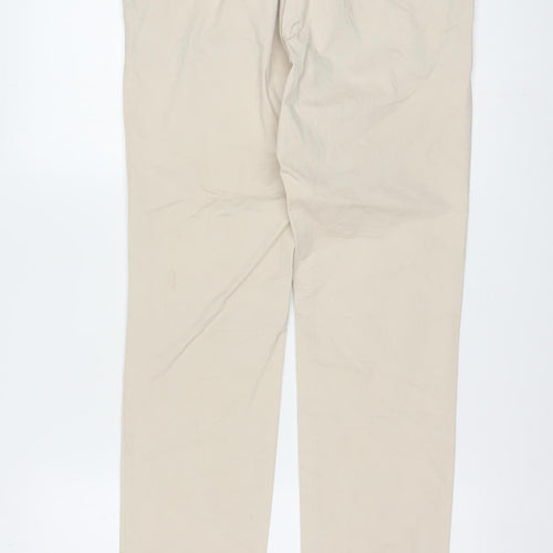 Tommy Hilfiger Men's Beige Chino Trousers 32x32 Regular Fit