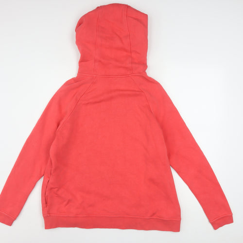 Nike Women’s Pink Rhinestone Logo Pullover Hoodie Size L