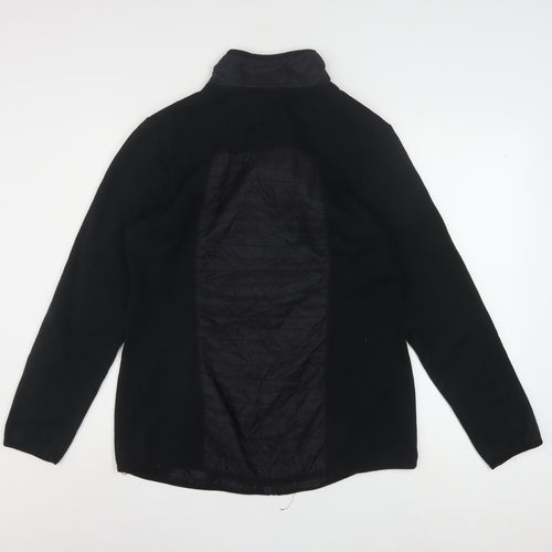 Champion Womens Black XL Windbreaker Jacket Lightweight Full Zip