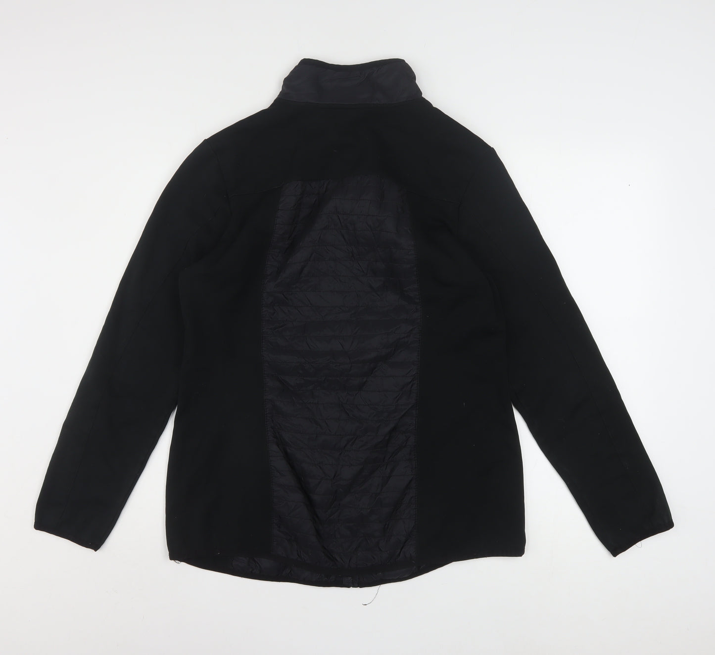 Champion Womens Black XL Windbreaker Jacket Lightweight Full Zip