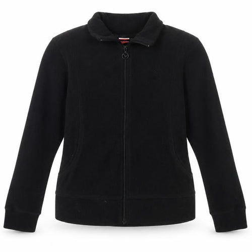 Puma Women Black Fleece Track Jacket Size 12 Full Zip Lightweight