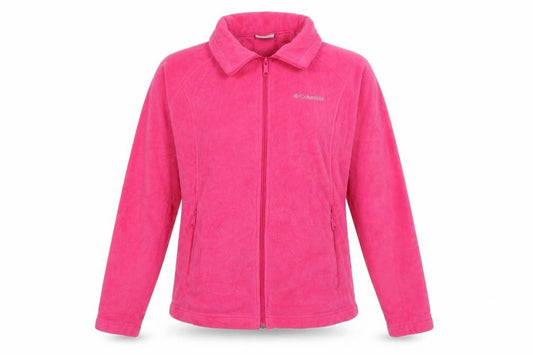 Columbia Women’s Pink Fleece Full Zip Jacket XL Activewear