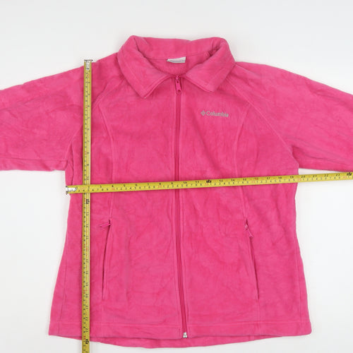 Columbia Women’s Pink Fleece Full Zip Jacket XL Activewear