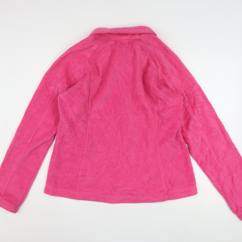 Columbia Women’s Pink Fleece Full Zip Jacket XL Activewear