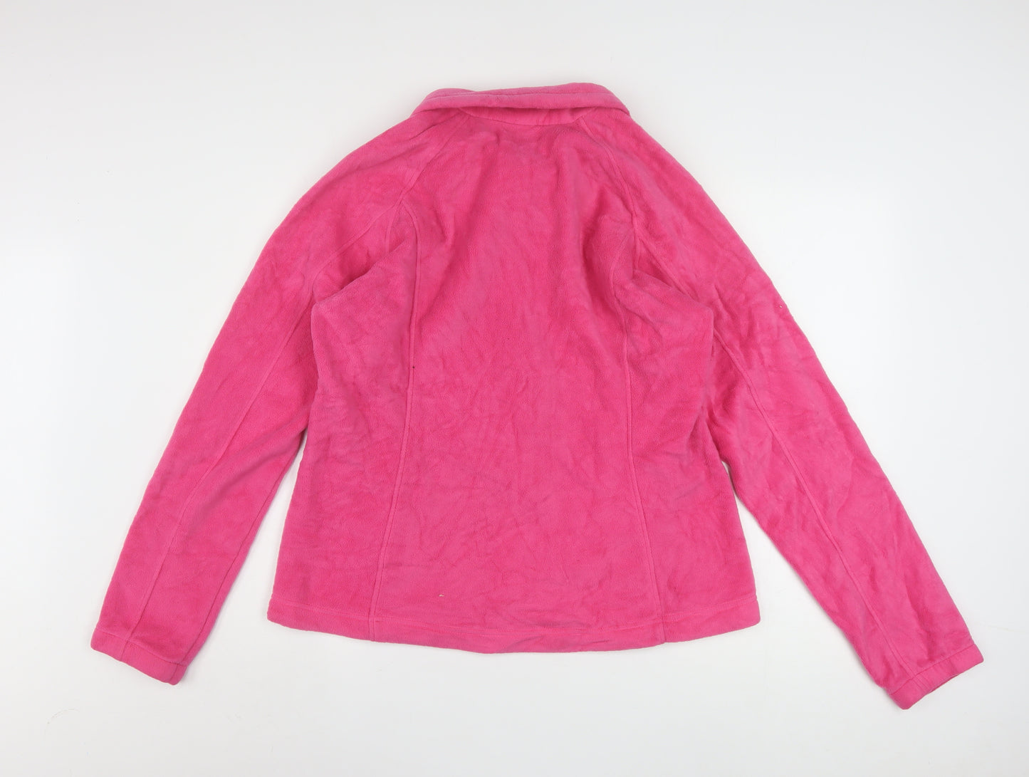 Columbia Women’s Pink Fleece Full Zip Jacket XL Activewear