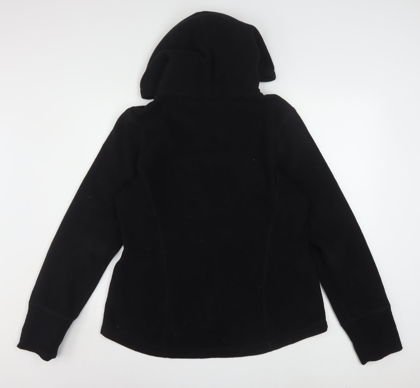 Fila Sport Women's Black & Pink Full Zip Quilted Hoodie Size L