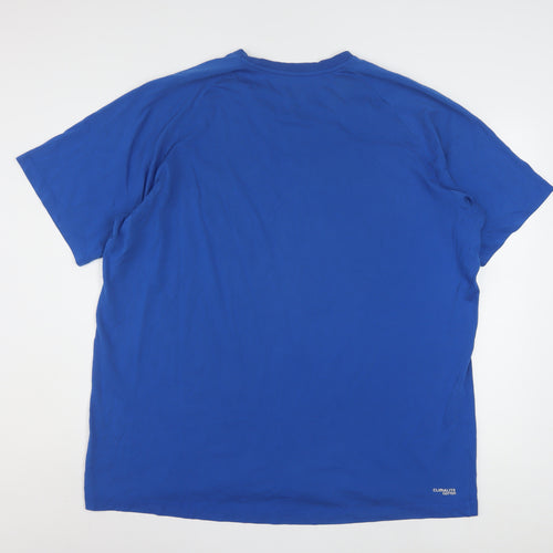 Adidas Men's Blue 2XL Climalite Performance Essentials T-Shirt