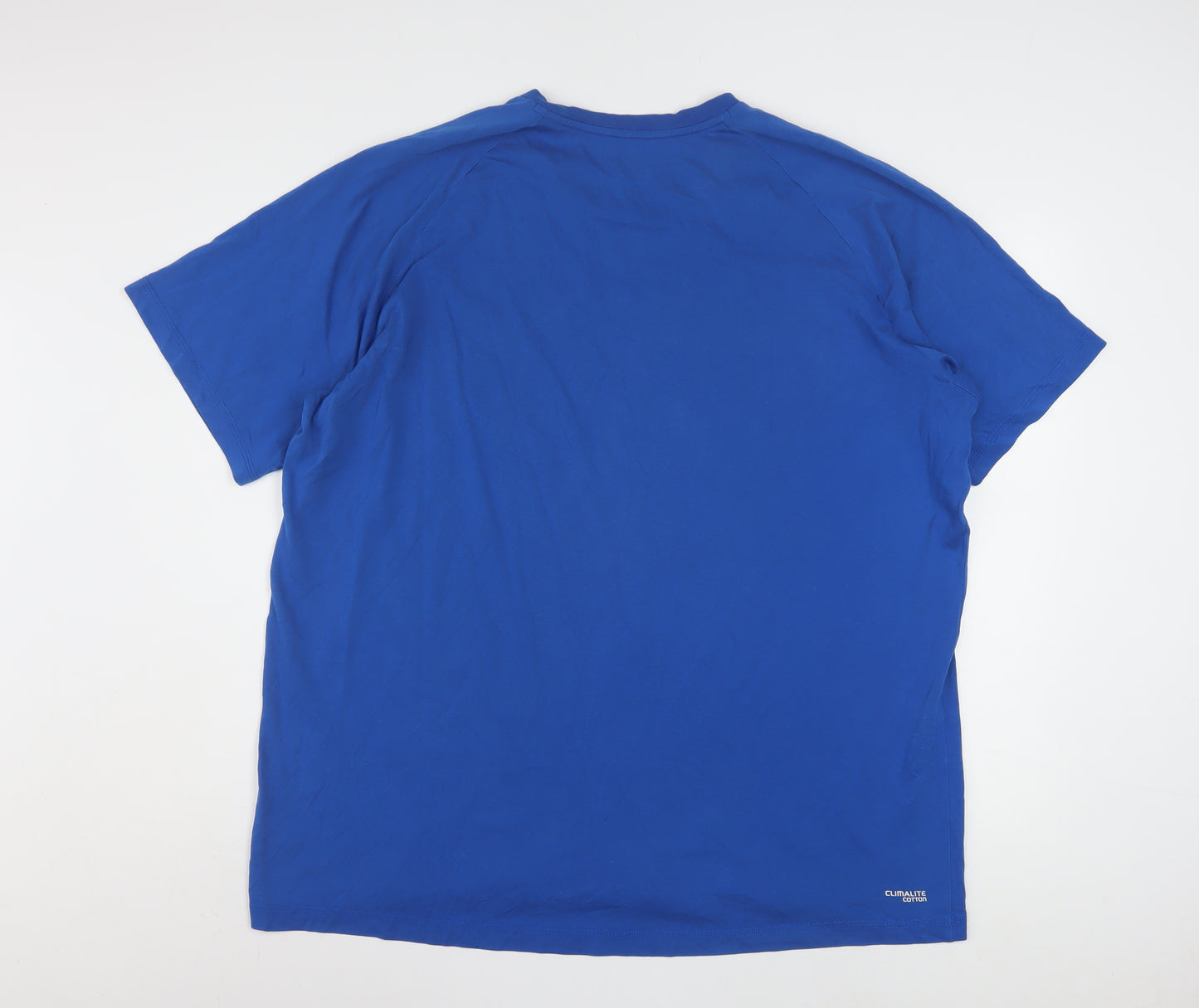 Adidas Men's Blue 2XL Climalite Performance Essentials T-Shirt
