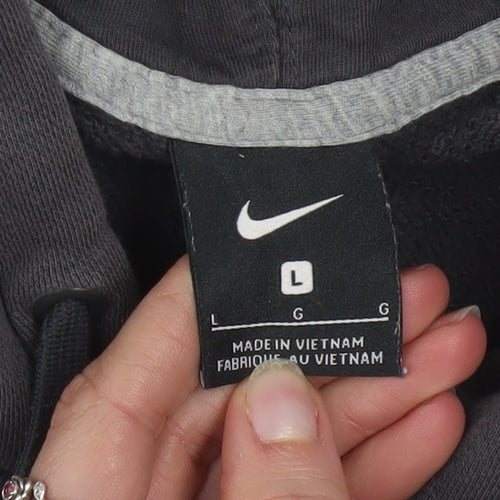 Nike Women's Black Large Pullover Hoodie Amity Lacrosse Graphic