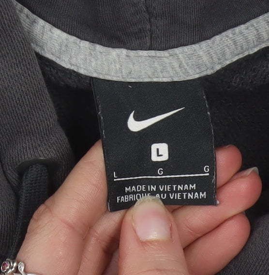 Nike Women's Black Large Pullover Hoodie Amity Lacrosse Graphic
