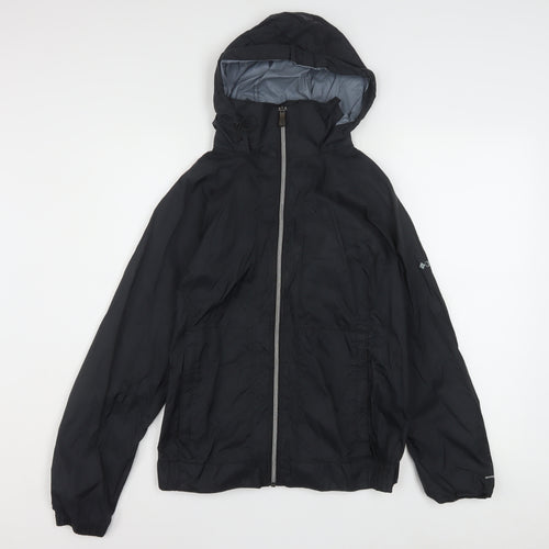 Columbia Men's Black M Hooded Windbreaker Waterproof Jacket