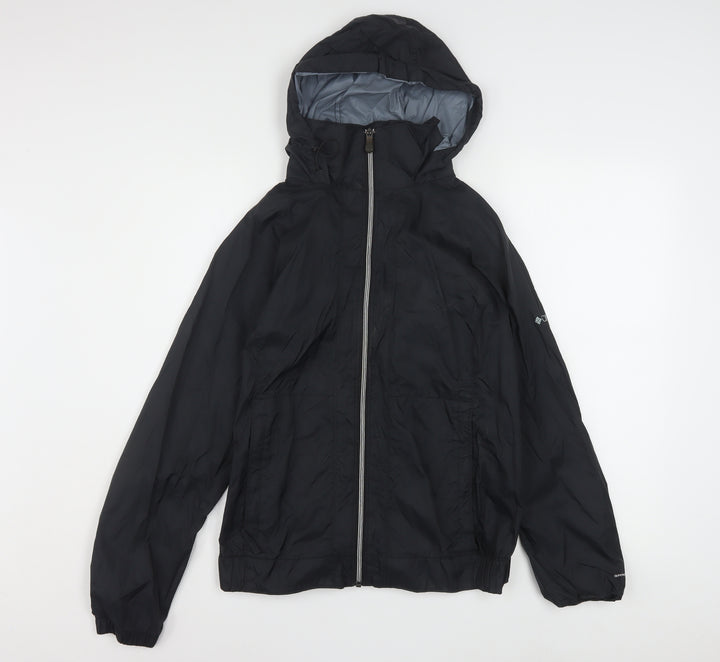 Columbia Men's Black M Hooded Windbreaker Waterproof Jacket