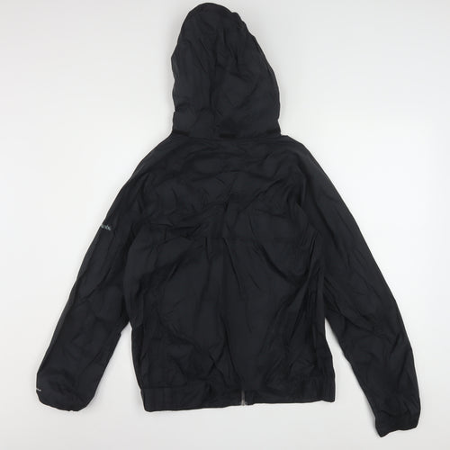 Columbia Men's Black M Hooded Windbreaker Waterproof Jacket