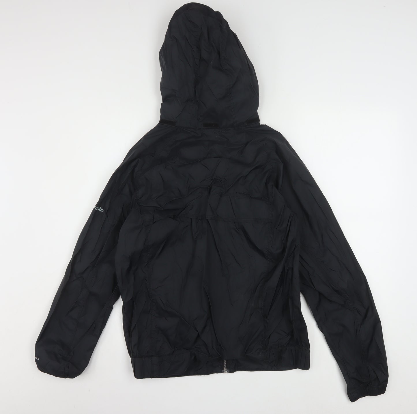 Columbia Men's Black M Hooded Windbreaker Waterproof Jacket
