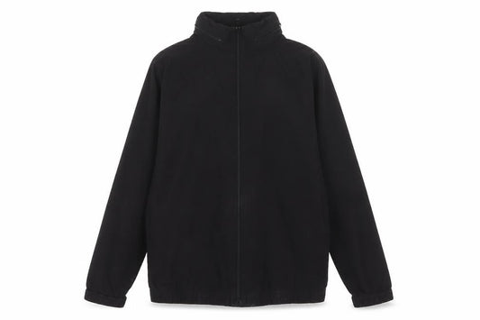 Front view of Victoria's Secret PINK Women's Black Windbreaker Jacket, size M