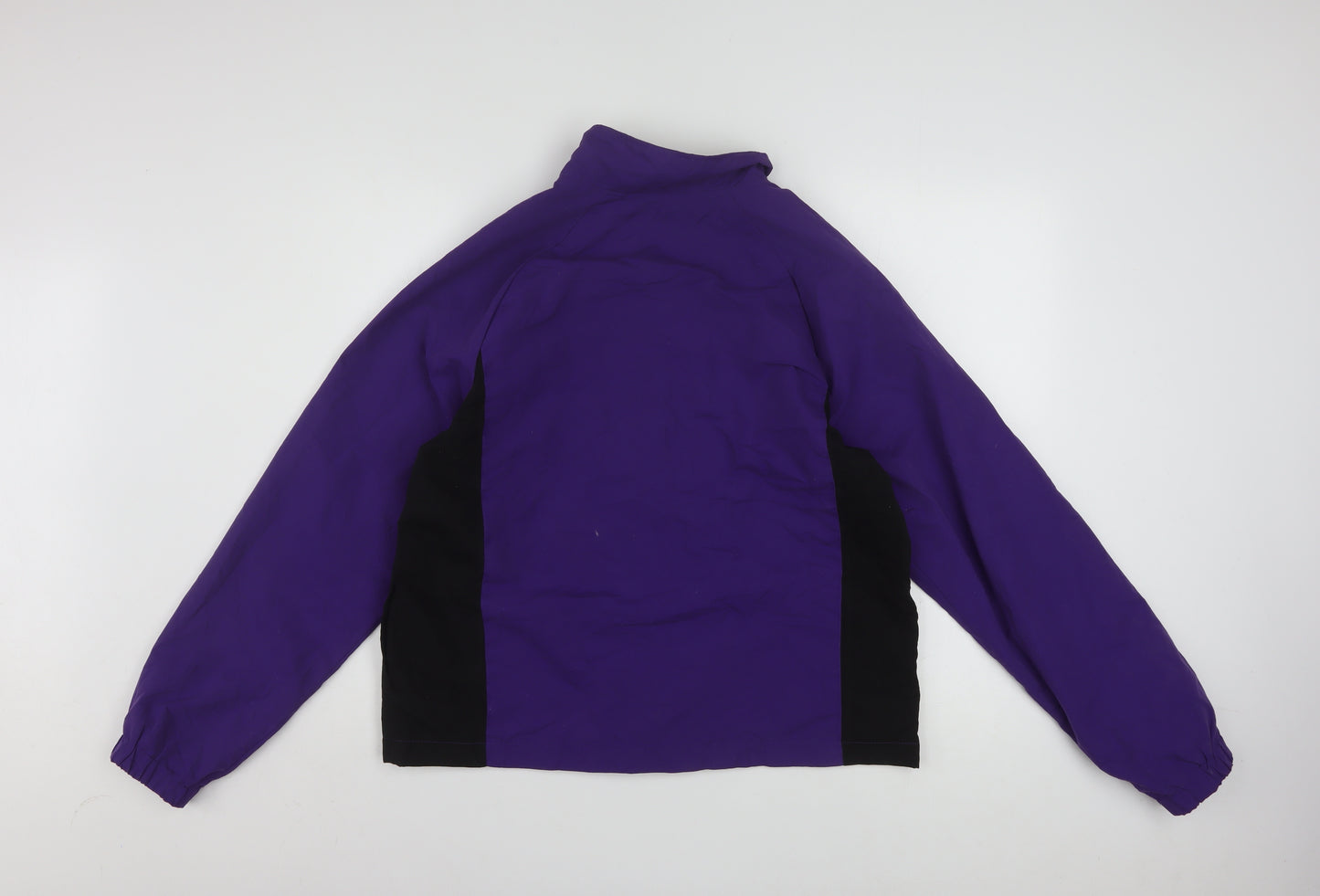 Danskin Now Women's Purple Black Zip-Up Casual Jacket Size L 12–14
