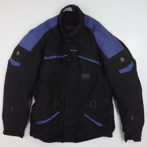 Büse Men's Black 2XL Motorcycle Jacket with Belted Design