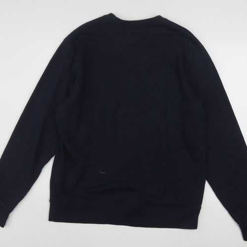 Champion Men's Black L Crew Neck Pullover Sweatshirt