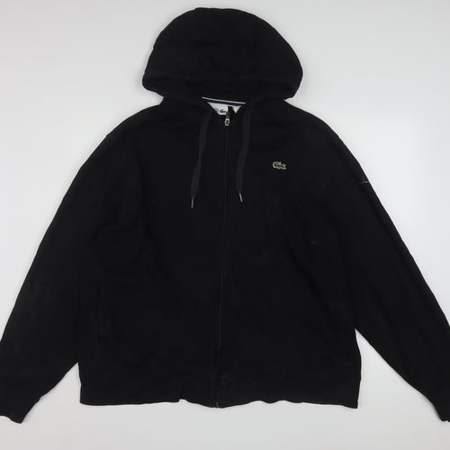 Lacoste Men’s Black 4XL Full Zip Hoodie Sweatshirt