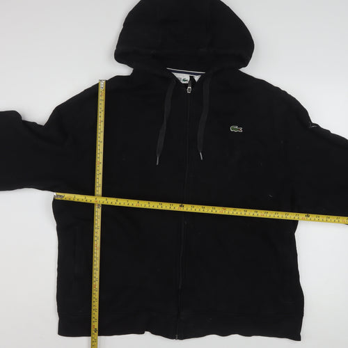 Lacoste Men’s Black 4XL Full Zip Hoodie Sweatshirt