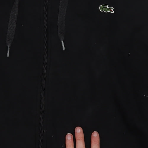 Lacoste Men’s Black 4XL Full Zip Hoodie Sweatshirt