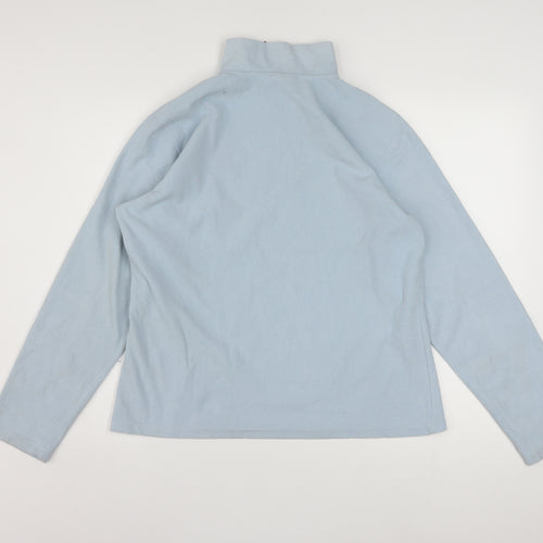 The North Face Womens Blue Fleece 1/4 Zip Pullover Sweatshirt XL