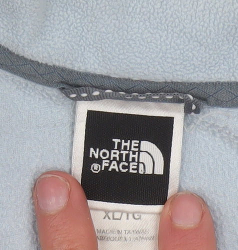 The North Face Womens Blue Fleece 1/4 Zip Pullover Sweatshirt XL