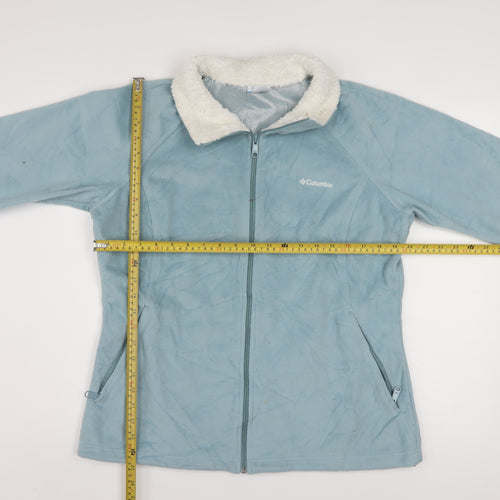 Columbia Women's Blue Fleece Lined Zip Jacket Size L