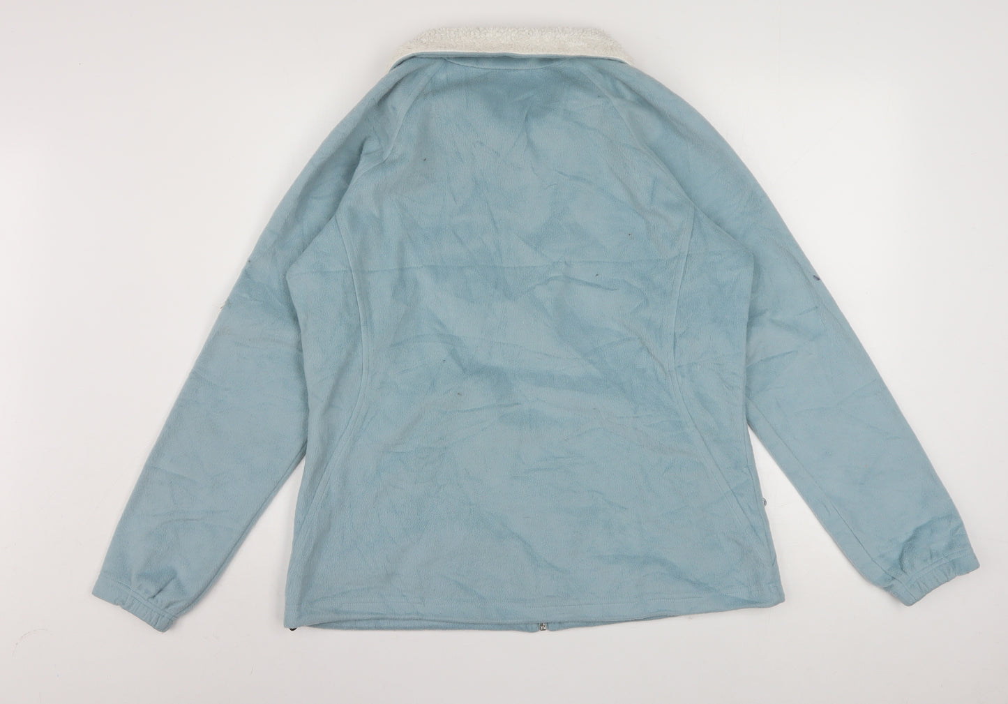Columbia Women's Blue Fleece Lined Zip Jacket Size L