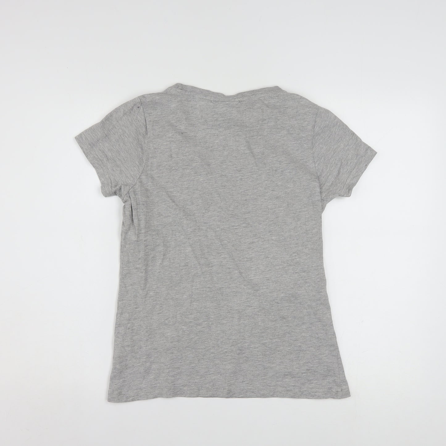 Kappa Women's Grey Short Sleeve T-Shirt Medium Cotton Blend