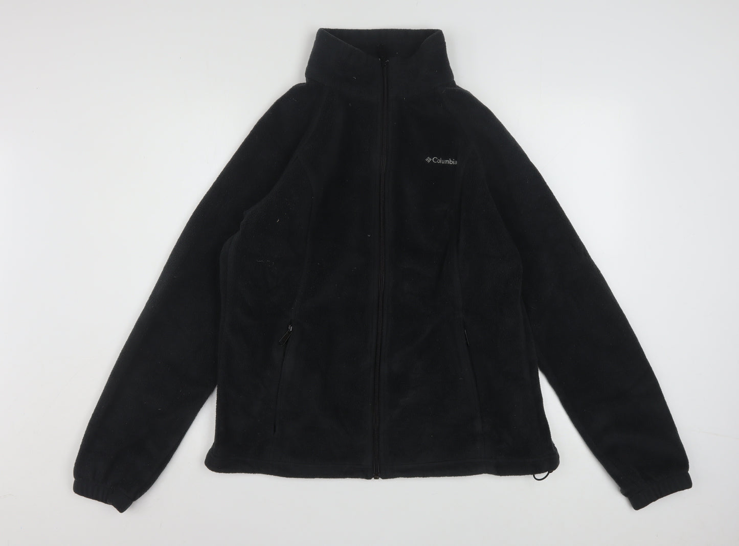 Columbia Men's Black Fleece Full Zip Jacket Size L Outdoor Warm