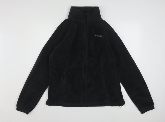 Columbia Men's Black Fleece Full Zip Jacket Size L Outdoor Warm