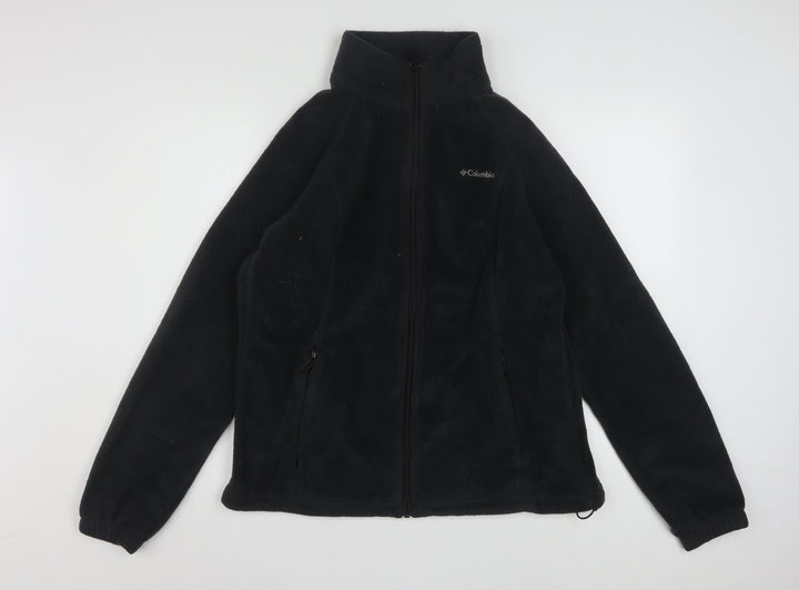 Columbia Men's Black Fleece Full Zip Jacket Size L Outdoor Warm