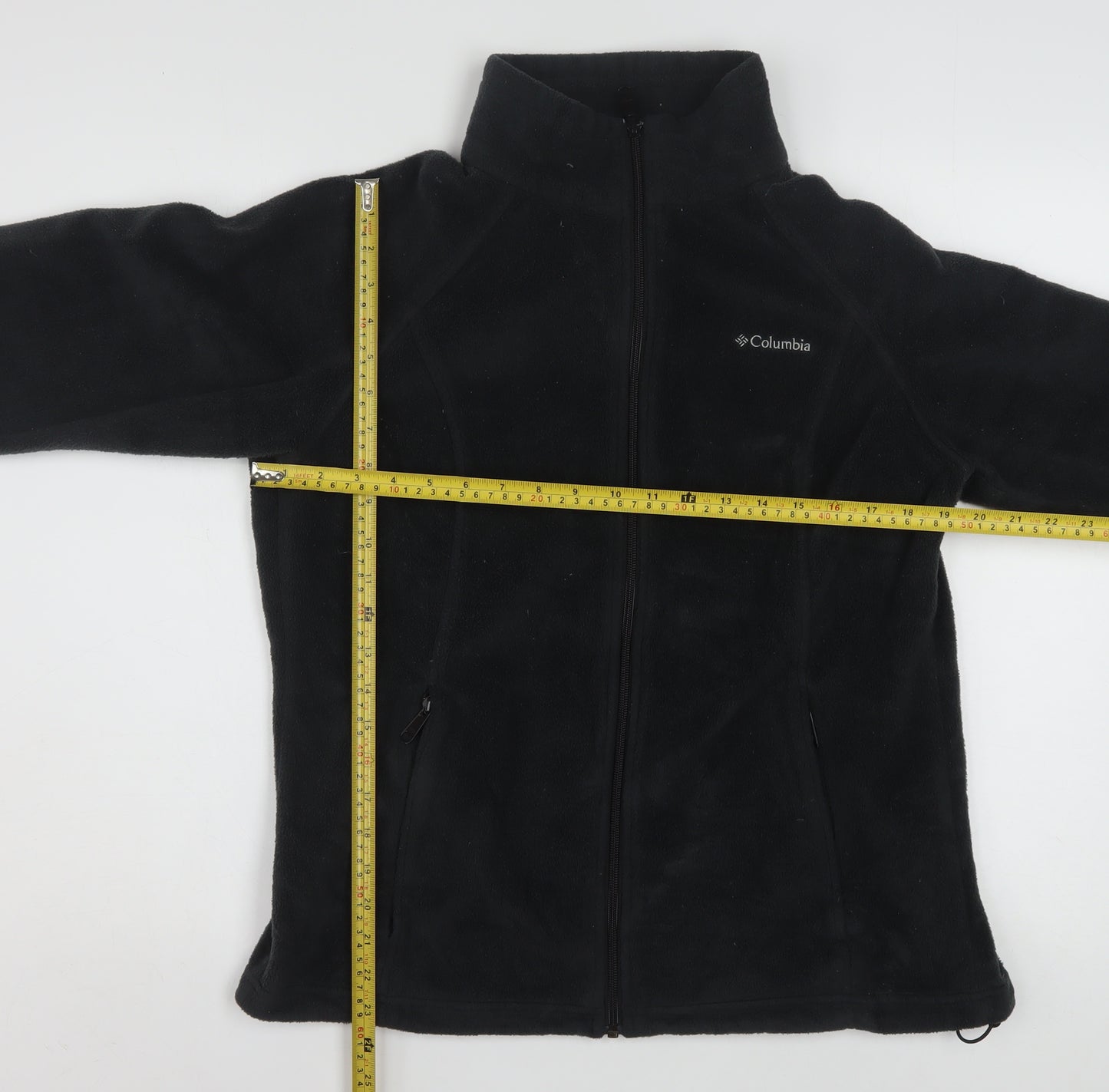 Columbia Men's Black Fleece Full Zip Jacket Size L Outdoor Warm