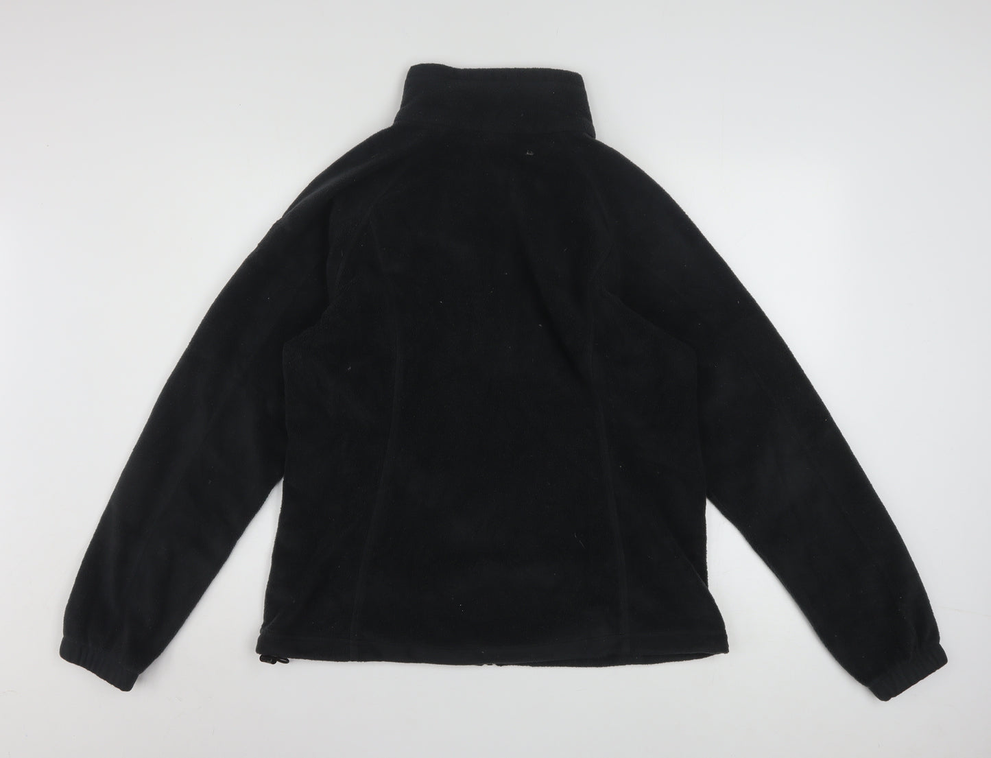 Columbia Men's Black Fleece Full Zip Jacket Size L Outdoor Warm