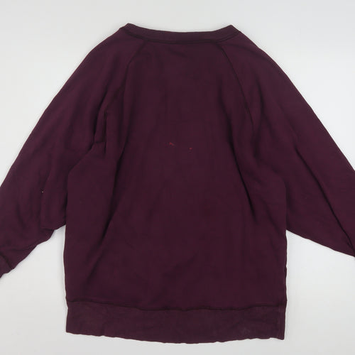 Aerie Women's Burgundy Hard Rock Cafe Nassau Pullover Sweatshirt M