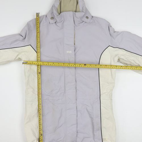 Helly Hansen Women's Grey Waterproof Ski Jacket Size S Winter Outdoor