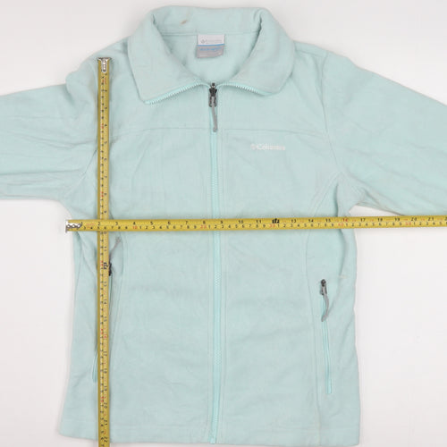 Columbia Women Green Fleece Full Zip Interchange Jacket M