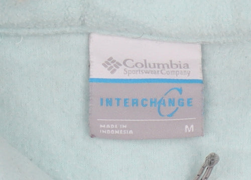 Columbia Women Green Fleece Full Zip Interchange Jacket M