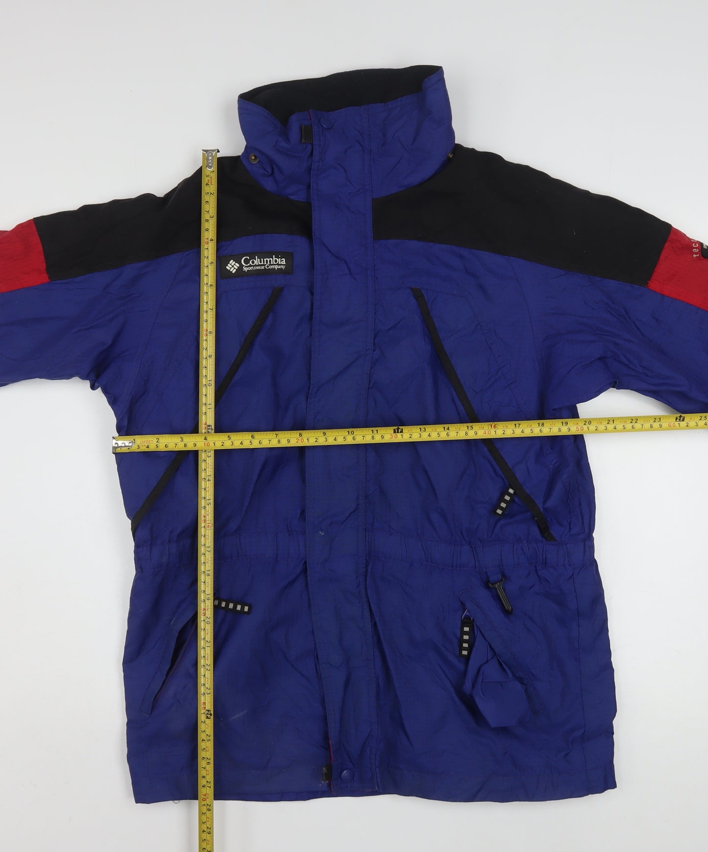 Columbia Women's Blue Anorak Jacket Size 14 Full Zip Hooded