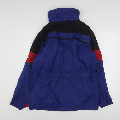 Columbia Women's Blue Anorak Jacket Size 14 Full Zip Hooded