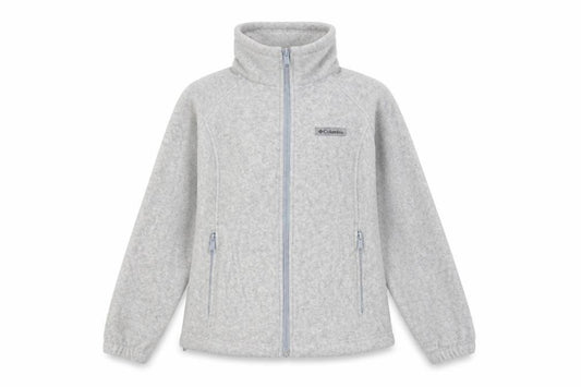 Columbia Women's Grey Fleece Full Zip Jacket Size M