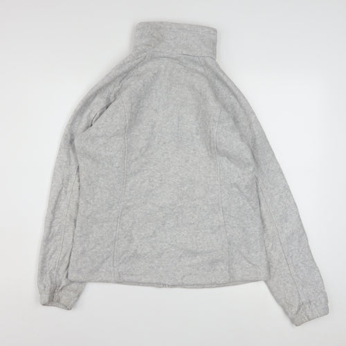 Columbia Women's Grey Fleece Full Zip Jacket Size M