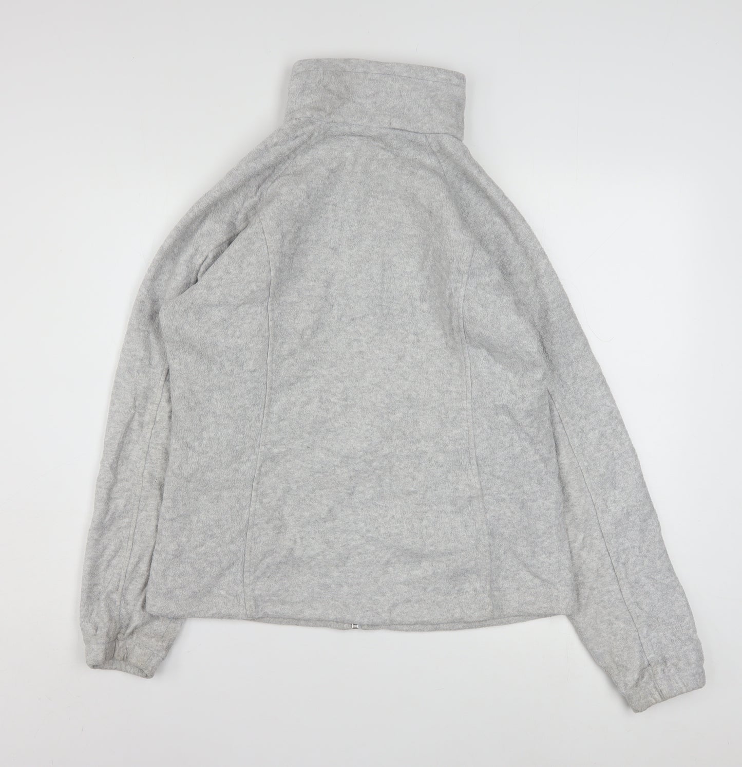 Columbia Women's Grey Fleece Full Zip Jacket Size M