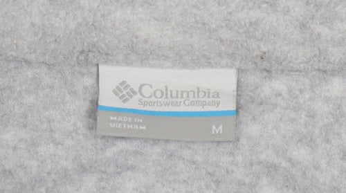 Columbia Women's Grey Fleece Full Zip Jacket Size M