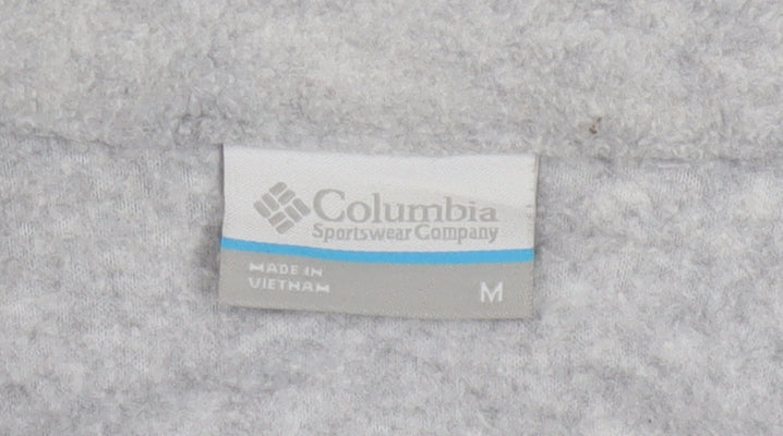 Columbia Women's Grey Fleece Full Zip Jacket Size M