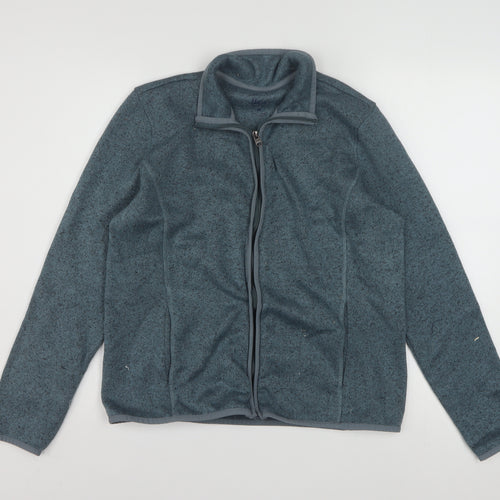 G.H. Bass & Co Women’s Blue Full Zip Fleece Jacket Size M